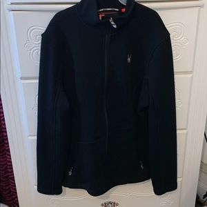 Black spyder jacket